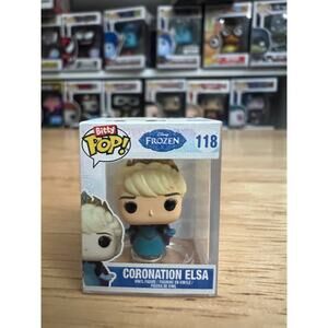 HYPER RARE CHASE BITTY Coronation Elsa Frozen Funko Pop #118 Disney Princesses